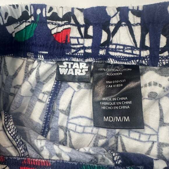 STAR WARS Blue Christmas Stormtroopers Lounge Pajama Pants Men's M - Picture 2 of 5